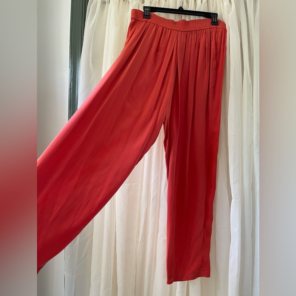 Josephine Chaus Silk Salmon Pants - Picture 11 of 11